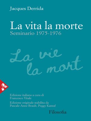 cover image of La vita la morte